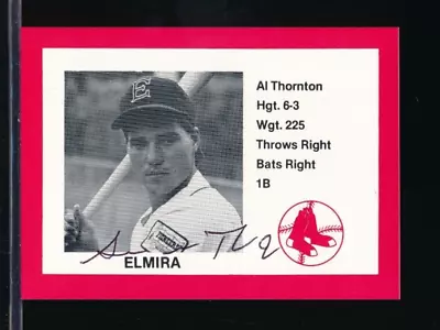 1987 ELMIRA PIONEERS CAIN #13 AL THORNTON Signed Auto Autograph Red • $10