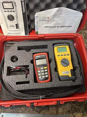 UEI Eagle Combustion Analyzer Kit C75 Bundle Omega HH804U Flue Probe B03 • $120