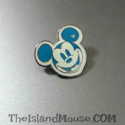 Disney WDW HM III Colorful Mickeys Blue Head Icon Pin (U2:66613) • $2.95