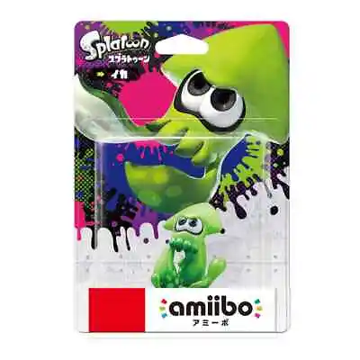 Nintendo Switch Amiibo Splatoon 2 Green Squid BNIB V2 • $93.45