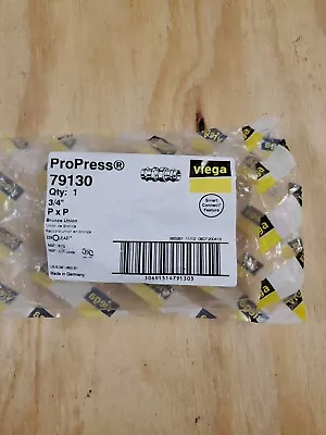 VIEGA  79130  Propress Union 3/4  X 3/4  NEW AND SEALED • $23.23