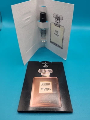 £8.11 • Buy  CHANEL N°5 L'EAU  Eau De Toilette Spray Sample Vial 0.05oz/1.5ml  & COCO Night 