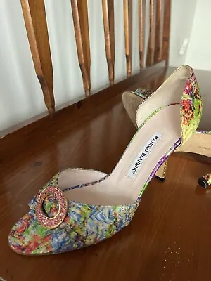 Manolo Blahnik Sedaraby Multicolour   EU 39 • $329.22