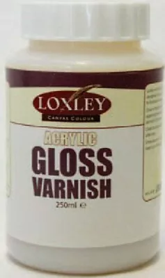 Loxley Acrylic Transparent Gloss Varnish - 250ml Pot • £18.99