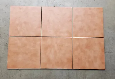 TILES JOBLOT 82: 5m2 Non-slip (R12) Light Terracotta Ceramic Floor Tiles 33x33 • £250