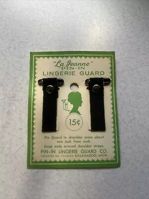 Vintage 1940s '50s La Jeanne Pin-In Lingerie Guard Strap Holder Sewing Initimate • $10
