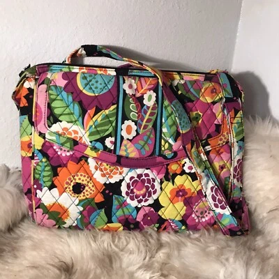 $14.50 • Buy Vera Bradley Messenger Crossbody - Retired Va Va Bloom Print