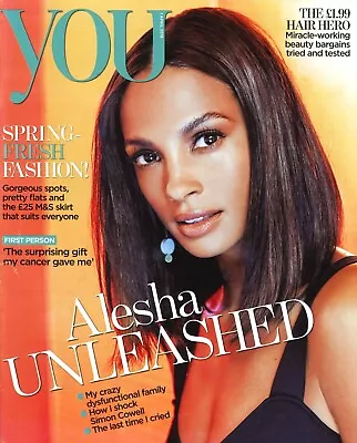 UK You Magazine: Alesha Dixon Kelly Hoppen Charles Worthington Fashion 1.4.18 • $14.99