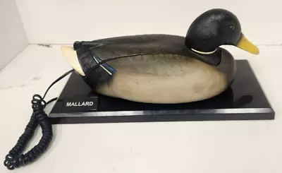 Mallard Duck Decoy Specialty Phones Rubber & Plastic 1970 Telephone - 4/10/24#32 • $50