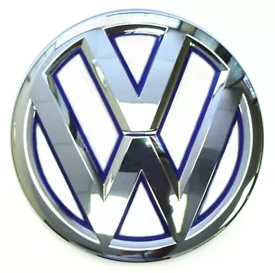 $59.95 • Buy Genuine OEM VW Emblem Jetta-Hybrid 2013-14 MK6 Front Grill Badge With Blue Trim