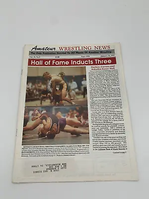 1991 Amateur Wrestling News Magazine Erin Daugherty Minnesota HS Tournament 1/14 • $18.70
