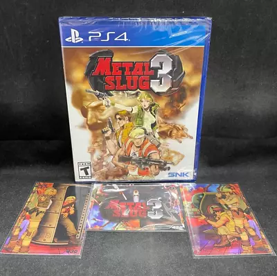 Metal Slug 3 (w/3 Metal Slug LRG Trading Cards) (PS4/Playstation 4) BRAND NEW • $84.95