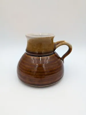 Ceramic Pottery No Spill Wide Rubber Pad Bottom Car Mug Brown • $10.99