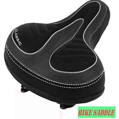 E-bike Bicycle Bike Saddle Seat Comfort Wide Big Bum Soft Gel Cushion Pad Sporty • $16.95