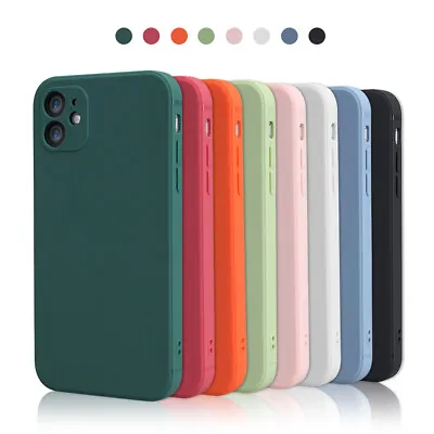 Case For IPhone 11 12 13 14 15 Pro Max Plus XS 8 7 SE Shockproof Silicone Cover • £2.85