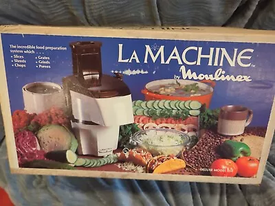 Vintage La Machine By Moulinex Food Processor Model 354 NEW USA Made • $149