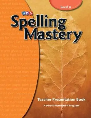 $335.71 • Buy Spelling Mastery Level A, Teacher Materials: Level A Teachers Materials By McGra