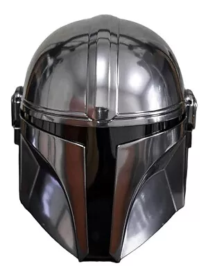 New The Mandalorian Cosplay Premium Steel Helmet Replica Star Wars • $72