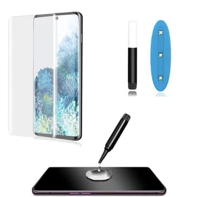 £3.49 • Buy UV Glue Samsung Galaxy Screen Protector - S8 S8+ S9 S9+ S10+ S20 S20+ Note 10 20