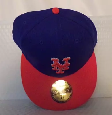 New Era 59FIFTY New York Mets Ball Cap 7-7/8 Reg $34.99 • $16