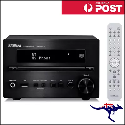 Yamaha CRX-B370D CD Receiver With Bluetooth DAB+ Radio Black Hi-res Music USB... • $549.95