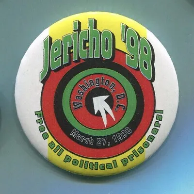 1998 Jerico March On Wash. DC  Freedom For Political Prisoners Protest Cause Pin • $19.95