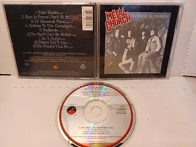 Metal Church - Blessing In Disguise CD ORIGINAL ELEKTRA 1989 • $14.99