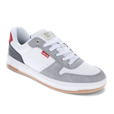 Levi's Mens Drive Lo Synthetic Leather Casual Lace Up Sneaker Shoe • $29.99