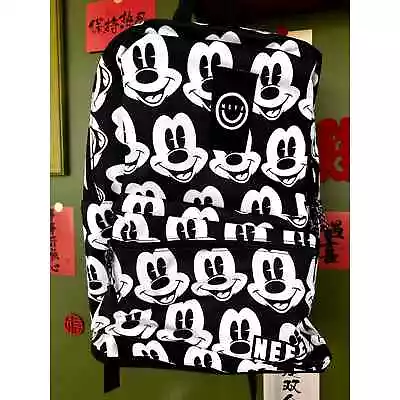 Disney Collections X Neff Mickey Mouse Fit 16  Laptop Backpack NEW Black White • $45