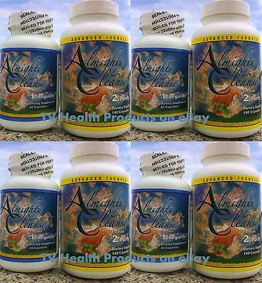 Almighty Cleanse 4 Sets 4 Season Supply 1 Year 7 Day Colon Detox Formula 1 And 2 • $158.99