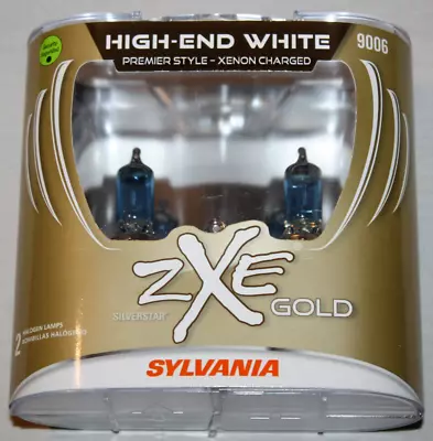 Sylvania Silverstar XENON ZXE 9006 Gold High-End White  2 Bulbs SEALED NEW • $49.99