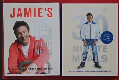 JAMIE OLIVER HCs X 3 - 15 MINUTE MEALS 30 MINUTE MEALS & SAVE WITH JAMIE • $31.20