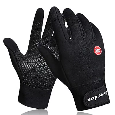 Waterproof Windproof Touch Screen Warm Men Ski Snow Gloves Winter Thermal Mitten • $8.99