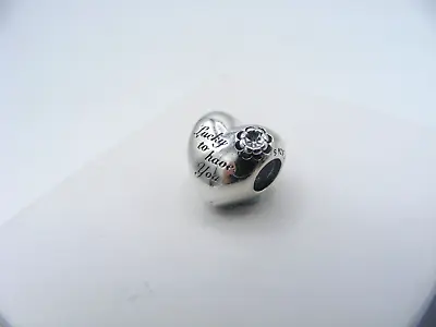 PANDORA - Mum Heart & Clover Charm RRP £25 • £12.99