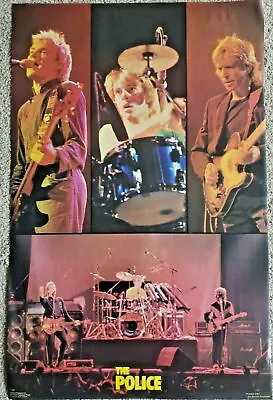 $12.99 • Buy Vintage 1980's The Police Concert Poster 36 X24  Scorpio #1001 NOS