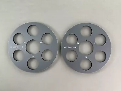 🗽One Pair High Quality Grey TASCAM BR 20 Tape Reel For 10.5'' 1/4'' Tape Record • $96