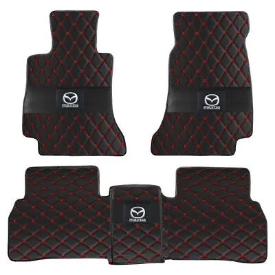 Custom For Mazda-3-5-6-CX3-CX5-CX7-CX9-MX5-MPV-RX-8 Car Floor Mats Waterproof • $56.66