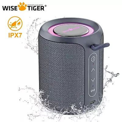 WISETIGER P1S IPX7 Waterproof Speaker Mini Portable Sound Box Dual Pairing Bass • $40.58