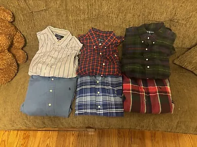 Ralph Lauren Polo Dress Shirts Large Lot Of 6 • $49