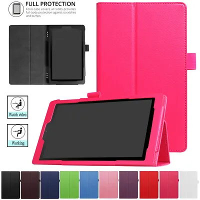 PU Leather Case For Amazon Fire HD 10/8 Plus Fire 7 Tablet Cover Fold Flip Stand • $7.69