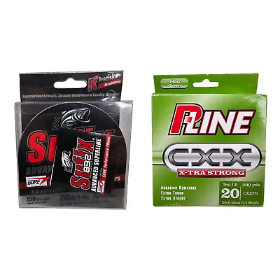 Sufix 832 Advanced Superline 150 Yard Spool Low-Vis Green 20LB + P-Line CXX 300 • $19.95