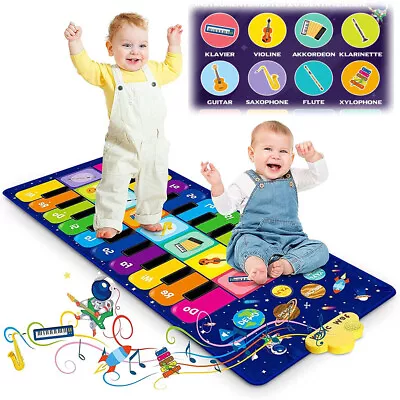 Piano Mat Keyboard Play Mat Music Dance Mat With 20 Keys Piano Mat 8 Instrument • £13.79