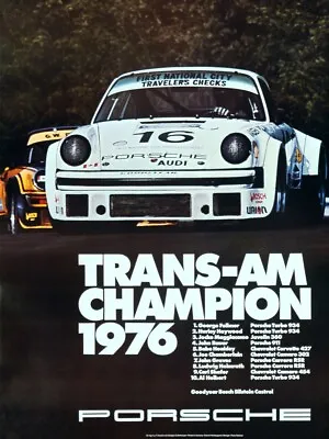 Vintage Goodwood Porsche Art Reproduced Poster Homeoffice Size Huge 33x23 Inch • £14.02