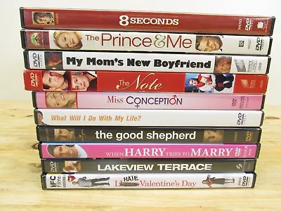 Lot Of 10 DVD 8 Seconds Miss Conception The Prince In Me Etc  • $8.44