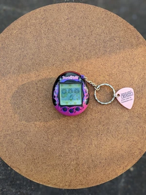 $350 • Buy Tamagotchi Music Star V6 Pink Purple Flame Glam Rock - Tested Working
