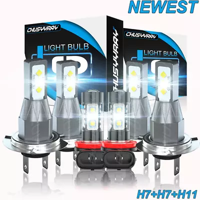 For Mercedes Benz GL450 2007-2012 E320 2008-2009 LED Headlight + Fog Light Bulbs • $32.99