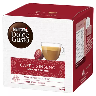 Nescafe' Dolcegusto Capsules Authentic Ginseng Korean Espresso Coffee Pods' 16PZ • $34.98
