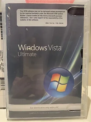 Microsoft Windows Vista Ultimate 64-bit For System Builders [DVD] • $64.70