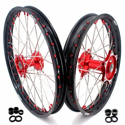 KKE 21/19'' Cast Wheels Rims Fit Honda CR125R CR250R 1995-2001 CR500R 1996-2001 • $449