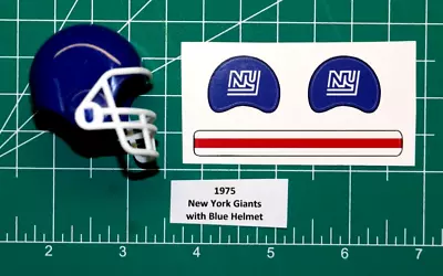 1975 NY DISCO Giants DIECUT Football Gumball Helmets *DECALS & OPI BLUE HELMET* • $5.99